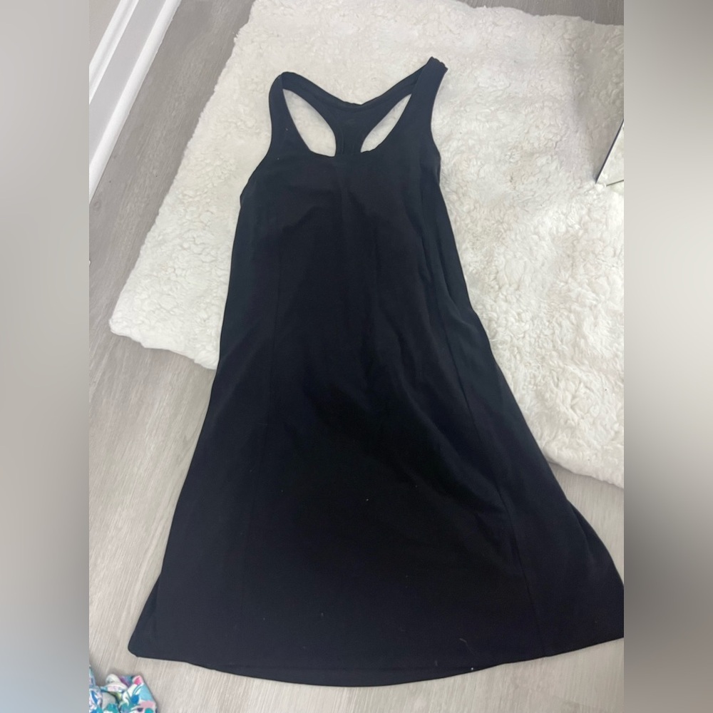 Athleta On My Way Black Dress